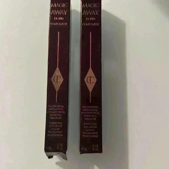 New CHARLOTTE TILBURY - MAGIC AWAY LIQUID CONCEALER 12 Tan Bundle of 2 - BOXED - Picture 1 of 2